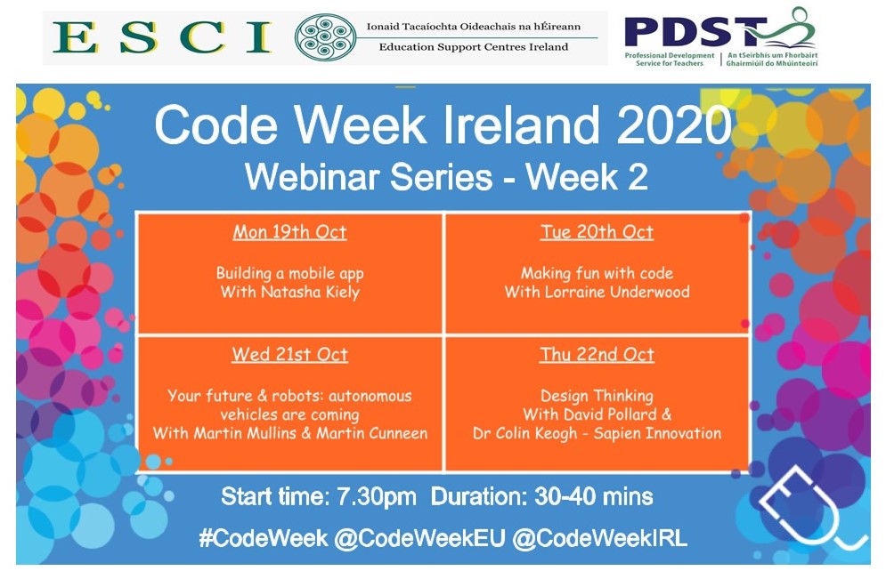 EU Code Week Webinar Series Week 2