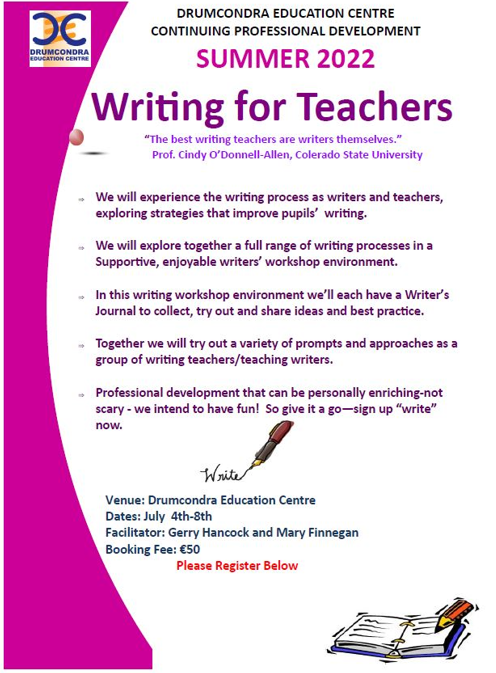 summer course writing for teachers