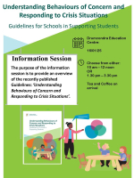 Understanding Behaviours of Concern and Responding to Crisis Situations - morning session